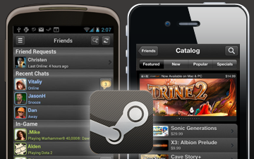 Steam Working on Mobile App