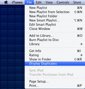 duplicate finder for itunes